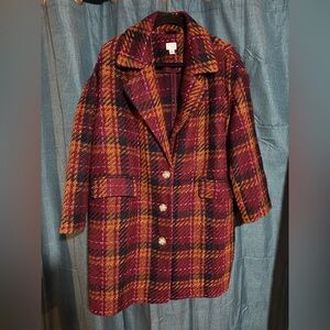 Plaid Light Coat